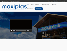 Tablet Screenshot of maxiplas.com